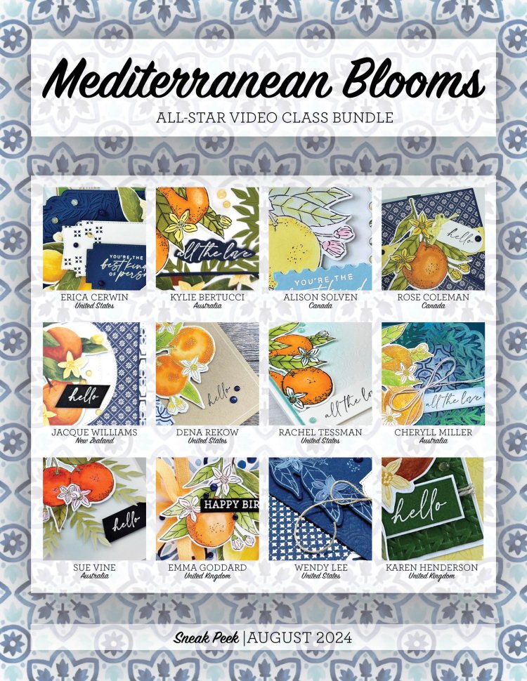 Mediterranean Blooms Suite Collection